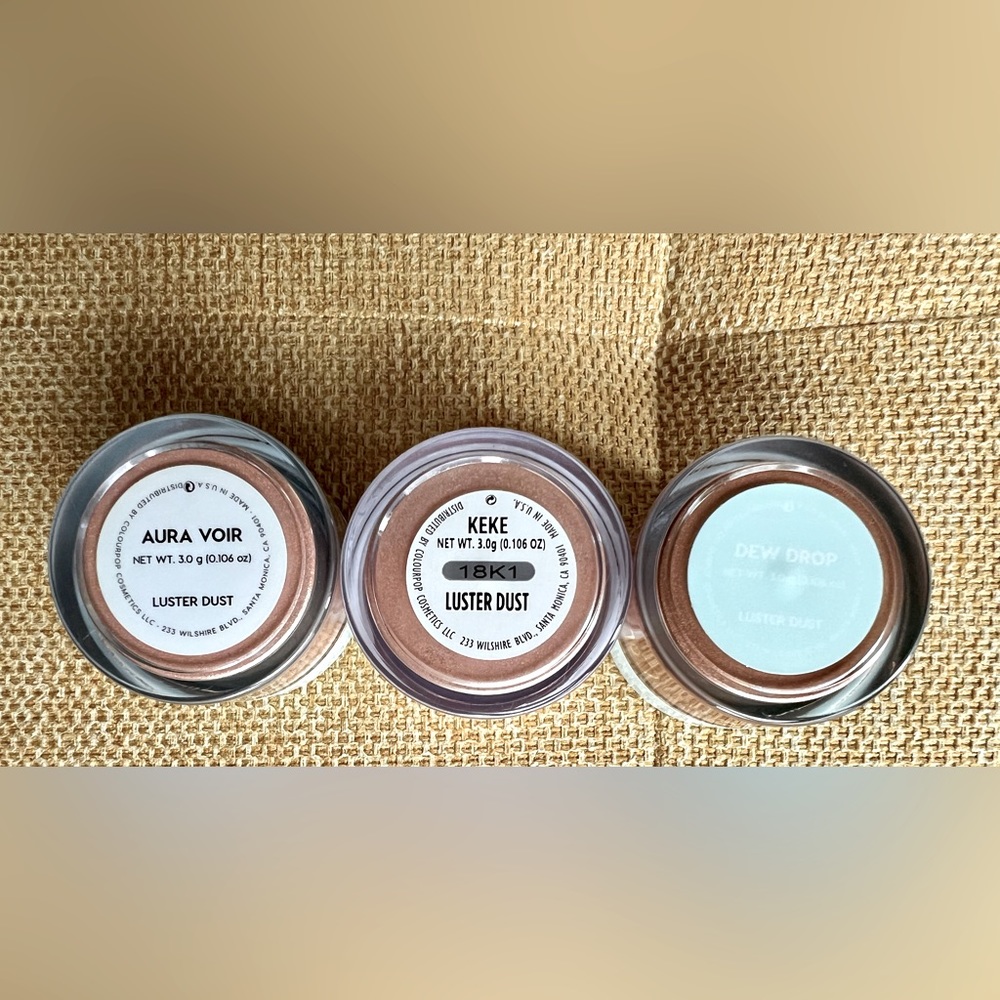 BNNU Colourpop set of 3 highlighting powders
